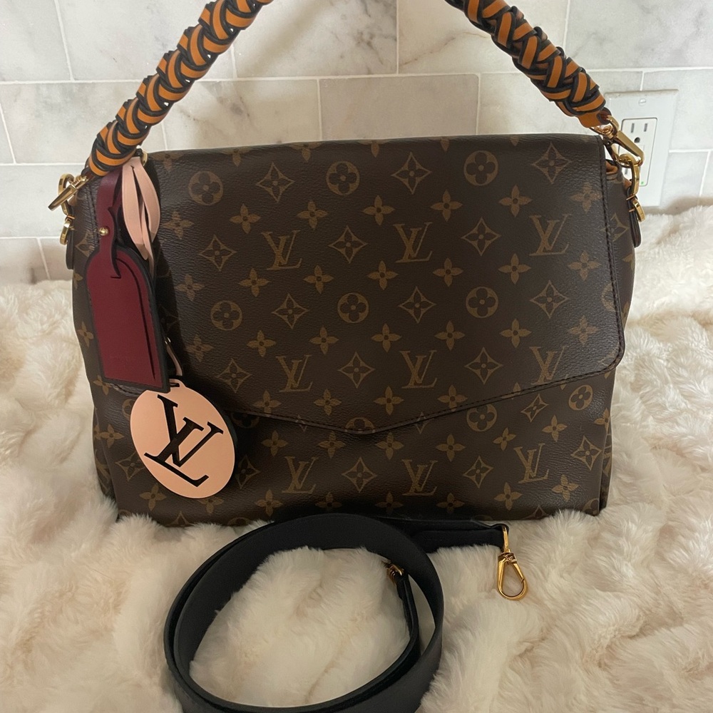 Louis Vuitton Rare Beaubourg Shoulder Bag with Braided Handle